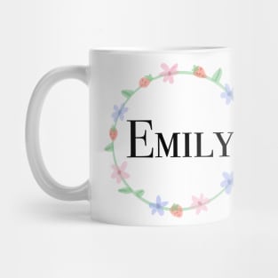 Emily name design Mug